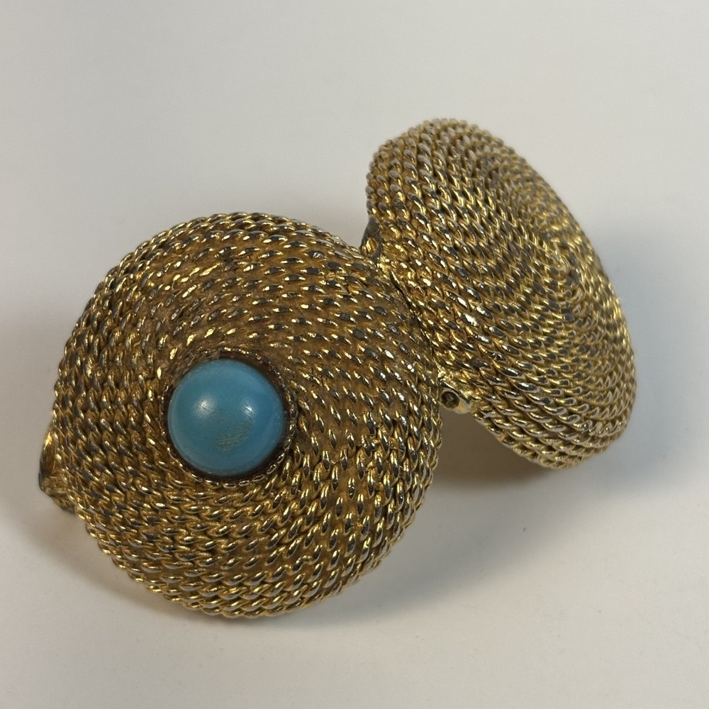 Estee Lauder Perfume Box Vintage  1968 Coiled Rope Design Intricate‎